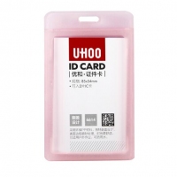 优和6614，竖式证件卡套/胸卡/工作证/学生工牌/门禁/公交卡套/证件套/员工胸牌/厂牌