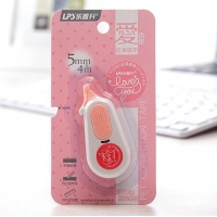 乐普升90080，5mm*4m修正带创意文具改正带涂改带(爱你)，T-90080