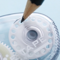 乐普升220，8mm*6m双面胶/可爱创意/黑白透明带芯可调节