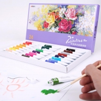 晨光LPL97608,毕加索美术专用水粉画绘画颜料24色/盒12ml