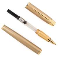 英雄钢笔1801，礼盒套装铱金钢笔+墨水+笔袋三件套