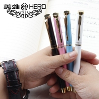 英雄钢笔1225，学生白领练字钢笔书法正姿笔财务特细钢笔 