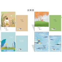 朝阳D32K40型，卡通软抄本（1/10/680）学生软抄本/胶装软抄本/学生笔记本