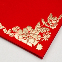 RZ0416 朝阳 16绒面凸字系列荣誉证书（12*18cm）