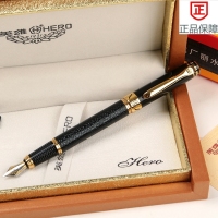 88 英雄 贵族门皮纹铱金笔（明尖）