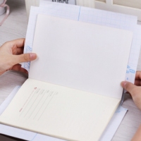 小天使 A4自粘书皮，特大号包书皮，平面自粘包书皮/包书膜-10张装