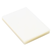 得力3809，塑封膜，护卡膜照片文件资料过塑膜透明(100片/包) 厚70mic