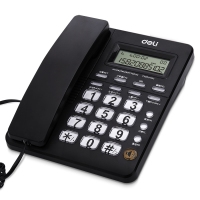 得力792，商务电话机/办公桌面型/前台商务话机