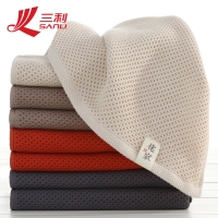 三利JS813，72*33cm精梳棉蜂巢侘寂洗脸面巾柔软日式男女大人双面纱布耐脏薄毛巾/柔软吸水面巾74g左右/条