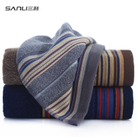 三利9604，74*35cm毛巾纯棉深色耐脏洗脸家用柔软素色面巾加厚吸水大毛巾/柔软吸水面巾115g左右/条