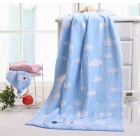 金号G3289WH，120*64cm纯棉柔软吸水柔软割绒全棉儿童宝宝浴巾280g左右/条