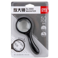 得力9094，3.0倍放大镜，放大3倍镜片直径50mm