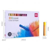 得力72088，36色油画棒/儿童油画棒/丝滑蜡笔/宝宝蜡笔涂色笔