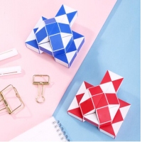 得力74508，36段魔尺/百变魔尺弹力结构益智儿童减压玩具