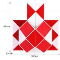 得力74508，36段魔尺/百变魔尺弹力结构益智儿童减压玩具