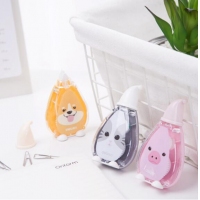 得力7241，5mm*6m卡通动物修正带学生创意文具大容量改正带修改带改错带