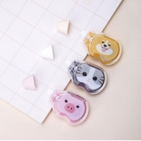 得力7231，5mm*5m卡通动物修正带学生创意文具大容量改正带修改带改错带