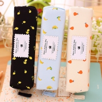 得力66643，笔袋创意小清新可爱学生文具盒帆布男女铅笔盒学习礼品