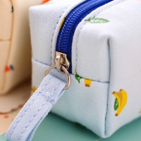 得力66643，笔袋创意小清新可爱学生文具盒帆布男女铅笔盒学习礼品