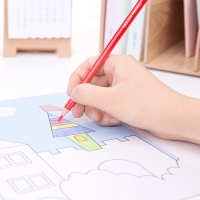 得力6592，24色彩色铅笔筒装儿童绘画学生美术绘画彩铅