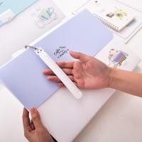 得力72470，自带尺子风琴包13格多层学生用分类得力风琴包 