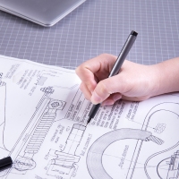 得力S566，美术勾线笔线幅学生绘画描边描线勾边手绘笔记号-0.5mm 