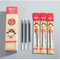 风景文具61306A，0.5针管中性笔芯（一口价）学生考试专用黑色笔芯中性笔芯水笔替芯0.5mm签字笔笔芯