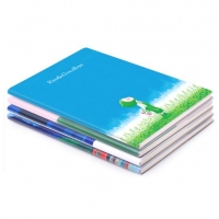 得力PT1680，16K 80页几米-忘记亲一下系列胶套软抄本记事本笔记本子 