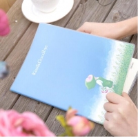 得力PT1680，16K 80页几米-忘记亲一下系列胶套软抄本记事本笔记本子 