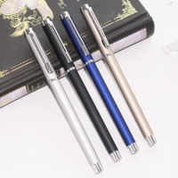 晨光AGPA1203，中性笔孔庙祈福单支金属杆水笔学生考试笔0.5黑色签字笔