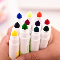 得力70688，12色汪汪队立大功可水洗学生水彩笔儿童绘画笔