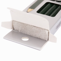 得力6844，12B高级绘图铅笔 工程图纸设计 素描、美术铅笔 12支/盒