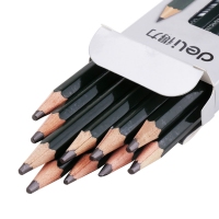 得力6835，B高级绘图铅笔 工程图纸设计 素描、美术铅笔 12支/盒