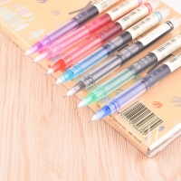 白雪T16，直液式走珠笔 全针管0.5mm，速干彩色中性笔学生用中性笔7色水笔清新风可爱系彩色手绘笔T16