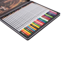 得力6521，24色系列彩铅彩笔绘画铅笔水彩笔学生用品彩色铅笔手绘铅笔涂填色笔
