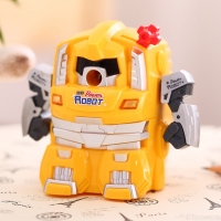 得力0729，削笔机变形金刚机器人卷笔机摇笔器手摇卷笔刀转笔刀 