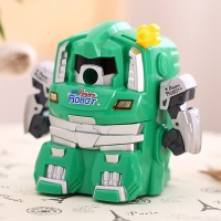 得力0729，削笔机变形金刚机器人卷笔机摇笔器手摇卷笔刀转笔刀 