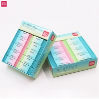 得力71081，果冻色橡皮（1/30/1080） 半透明小学生儿童美术橡皮擦