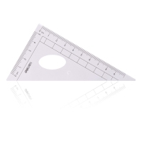 得力71967，学生套尺卡通可爱尺子四件套小学生儿童直尺尺子套装 