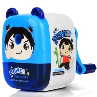 得力0682，削笔器(1/12/72) 卷笔器 削笔刀 削笔机 卷笔刀 笔刨 手摇卷笔机 