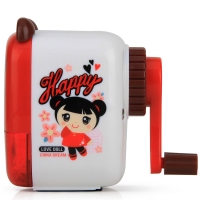 得力0682，削笔器(1/12/72) 卷笔器 削笔刀 削笔机 卷笔刀 笔刨 手摇卷笔机 