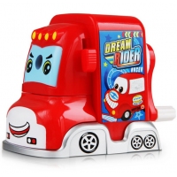 得力0687，男孩汽车人卷笔刀 可爱型学生铅笔转笔刀 削笔器学生 