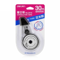 得力8173，修正带 30米大容量学生创意改正带涂改带修正带-5mm*30m