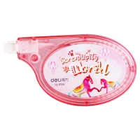 得力8166，修正带 小清新涂改带错修改带 韩国创意可爱多功能俢正带-5mm*12m