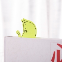 得力66314，百事贴 荧光系列动物状可爱便利贴告示贴留言贴便条纸