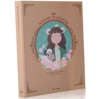 得力5984，彩色资料册 A4文件夹学生多层试卷考试夹