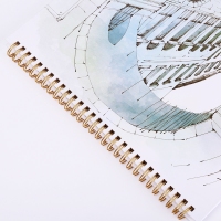 得力73363，16k40页素描本素写本马克本大号绘画适用文具手绘速写本