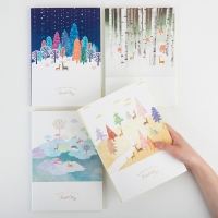 得力JB580，B5无线胶装本笔记本/学生日记本80页记事本简约卡通本