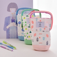 得力66791，学生创意笔袋中小学生笔袋小清新可爱女生文具盒女大容量多功能可爱铅笔袋男高中生