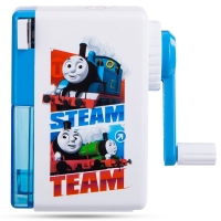 得力0829，托马斯削笔器转笔刀手摇男女孩儿童用文具得力学生削笔机